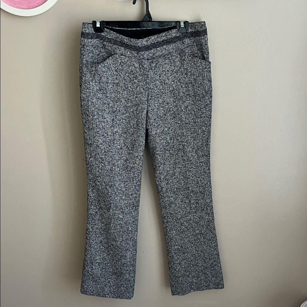 The Limited Drew Fit gray tweed dress pants, bootcut trousers, women’s size 4